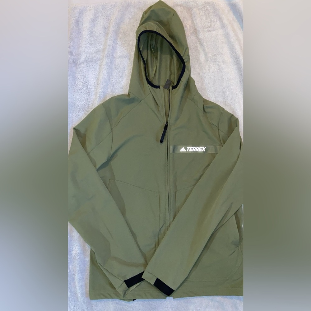 Adidas Terrex womens  Olive Performance Jacket